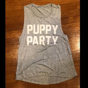 PRIVATE PARTY "PUPPY PARTY" MUSCLE TANK | medium